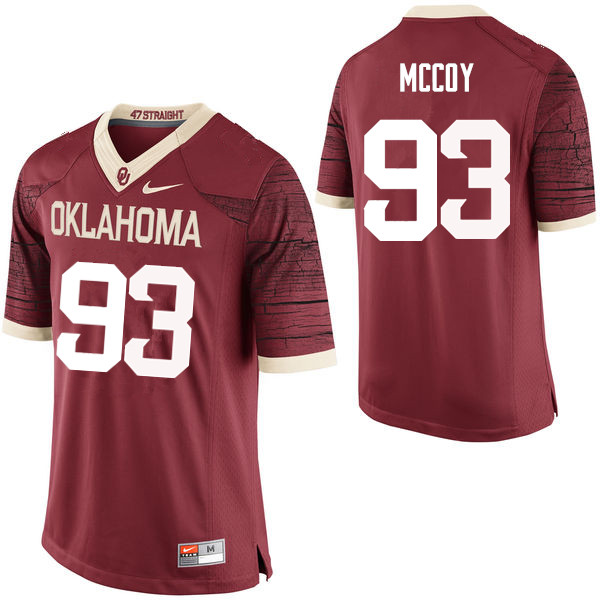 Men Oklahoma Sooners #93 Gerald McCoy College Football Jerseys Limited-Crimson - Click Image to Close